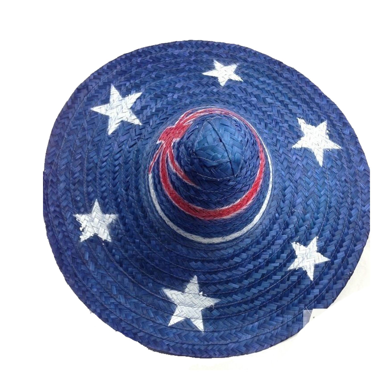 Premium Australian Flag Mexican Sombrero Hat - 55cm