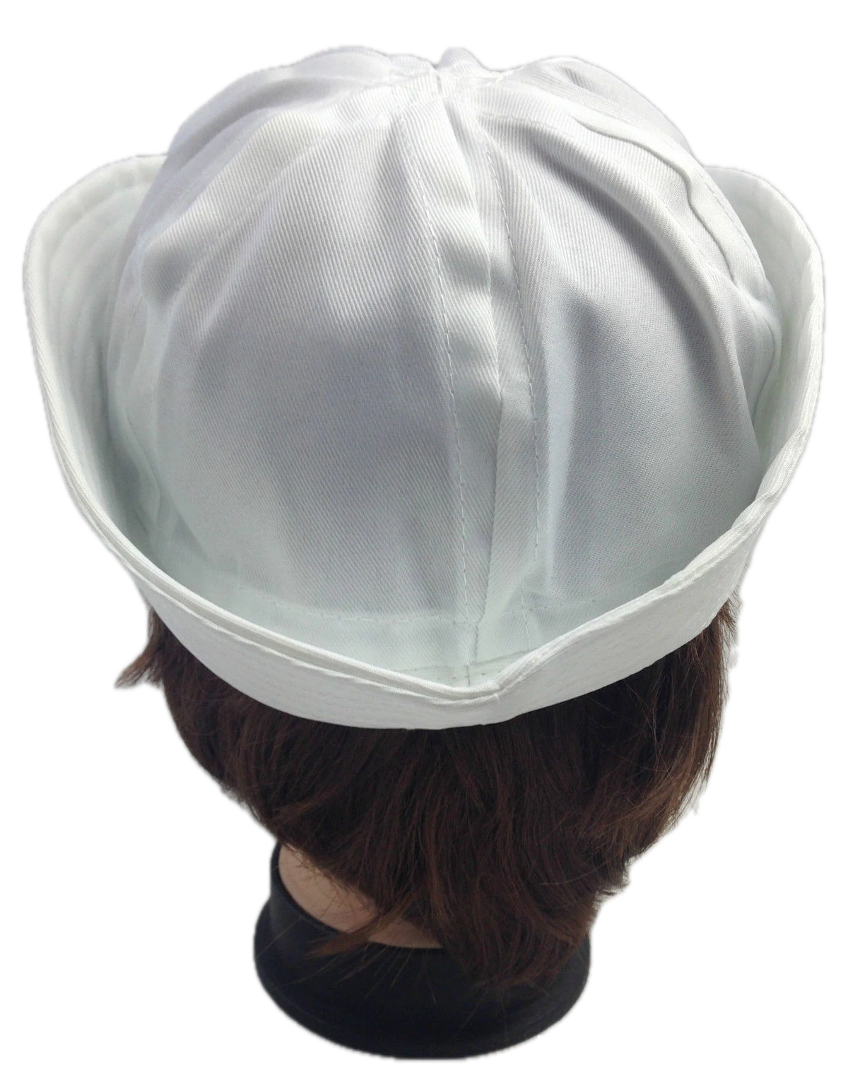 Adult White Sailor Hat Marine Unisex Gob Captain Navy Hen's Night Doughboy Cap - SuperSaverAU - view 2