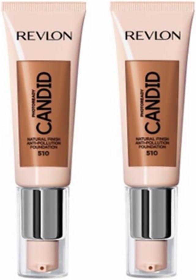Revlon PhotoReady Candid Foundation 510 Cappuccino 22ml 2 Pack