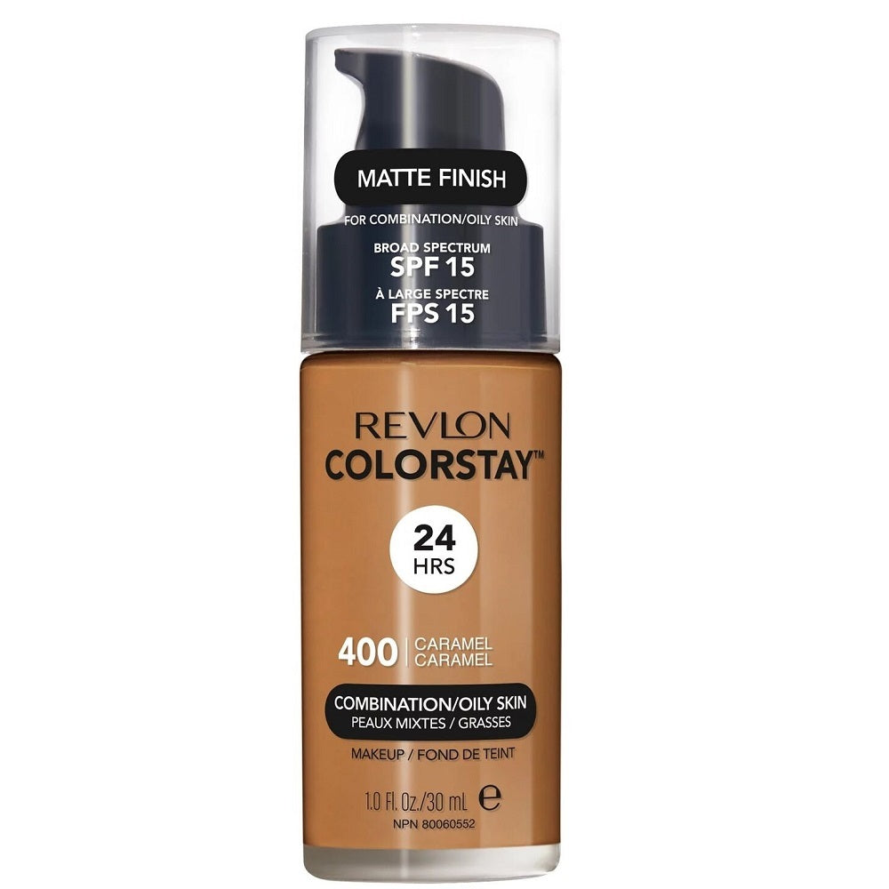 Revlon ColorStay Combination Oily Foundation SPF15 Caramel 400 30ml