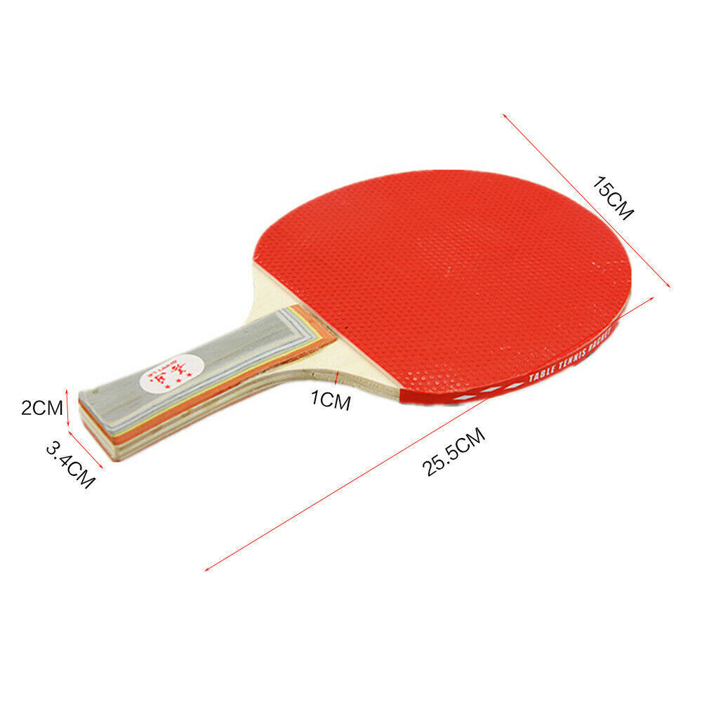 2 Players Table Tennis Set 2 Rackets Bats with 3 Ping Pong Balls Home Sports - SuperSaverAU - view 5