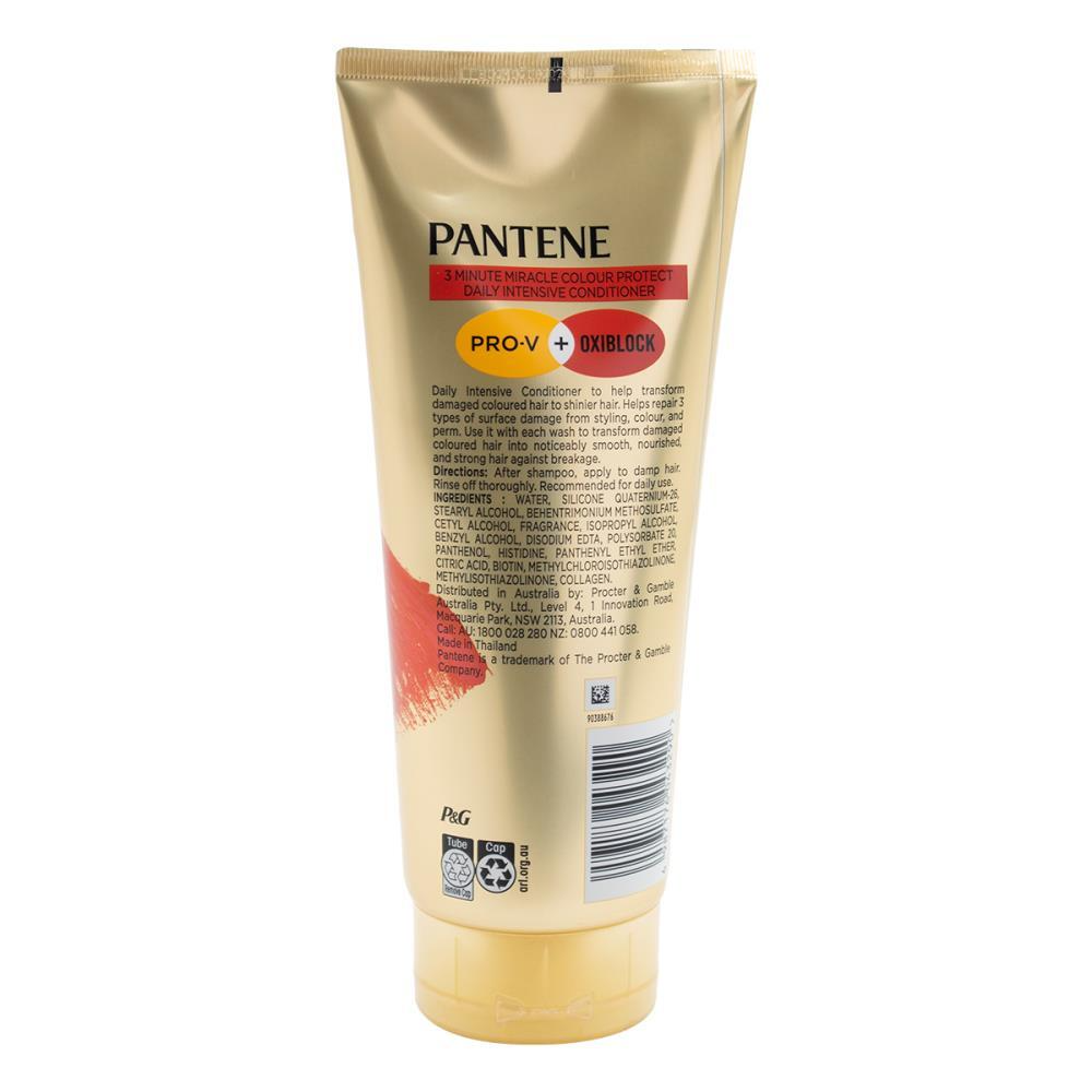 Pantene 3 Minute Miracle Colour Protect Conditioner 400ml with Oxiblock