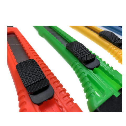 4x BOX CUTTER Knife Retractable Blade 10.8mm Durable Opener with Storage - SuperSaverAU - view 1