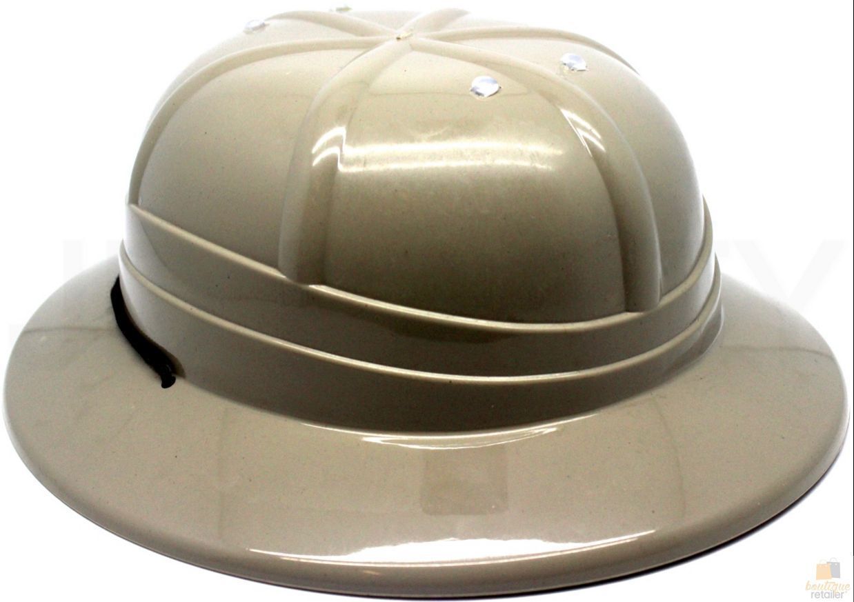 Premium Safari Pith Helmet with Adjustable Strap