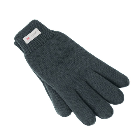 Dents 3M Thinsulate Polar Fleece Thermal Gloves - Charcoal