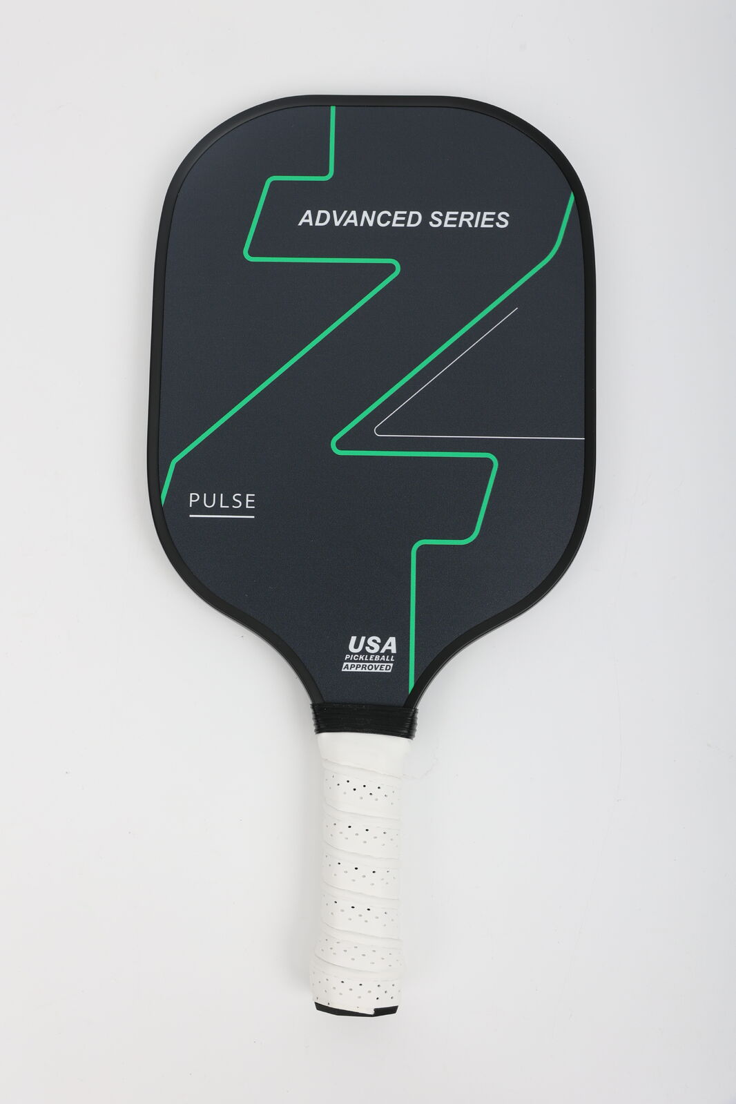 PULSE Advanced Series Graphite Carbon Fiber Pickleball Paddle - Black/Green