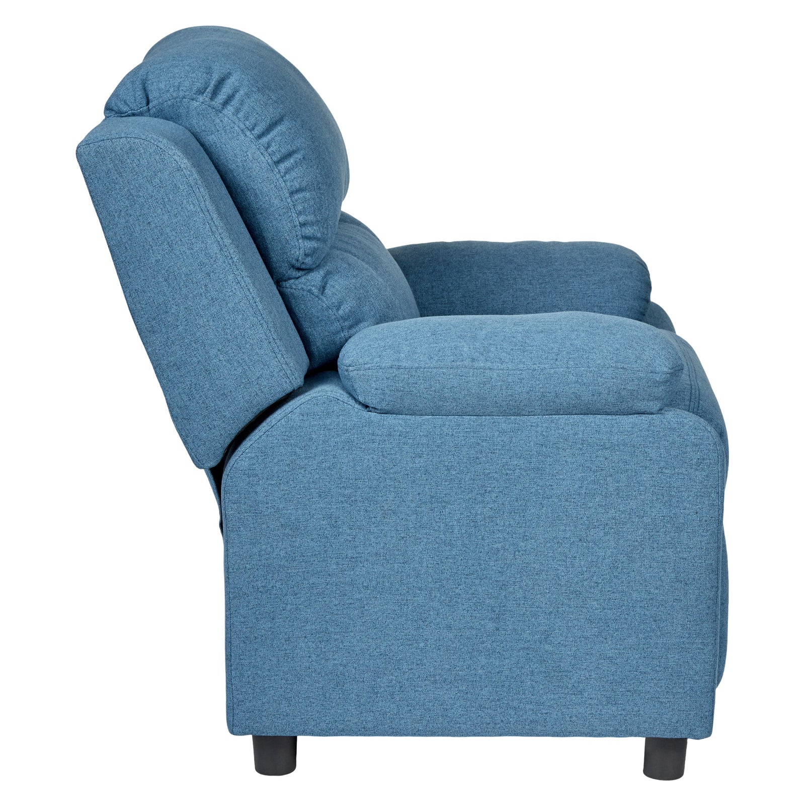 Premium Erika Navy Blue Adult Recliner Sofa Chair Lounge Armchair