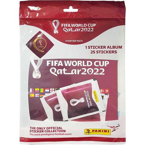 Panini 2022 FIFA World Cup Qatar Sticker Starter Pack with Album & 5 Packets
