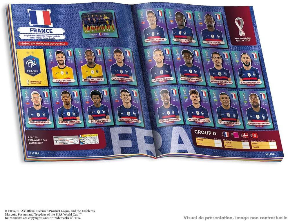 Panini 2022 FIFA World Cup Qatar Sticker Starter Pack with Album & 5 Packets