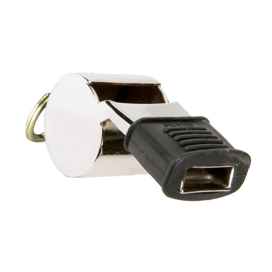 Fox 40 Super Force CMG Nickel-Plated Brass Whistle 110dB with Lanyard