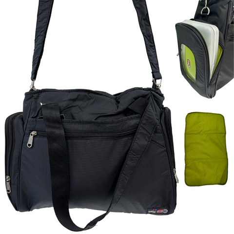 FIB Baby Nappy Bag Diaper Maternity Milk Mummy Changing Travel Tote - Black - SuperSaverAU - view 1