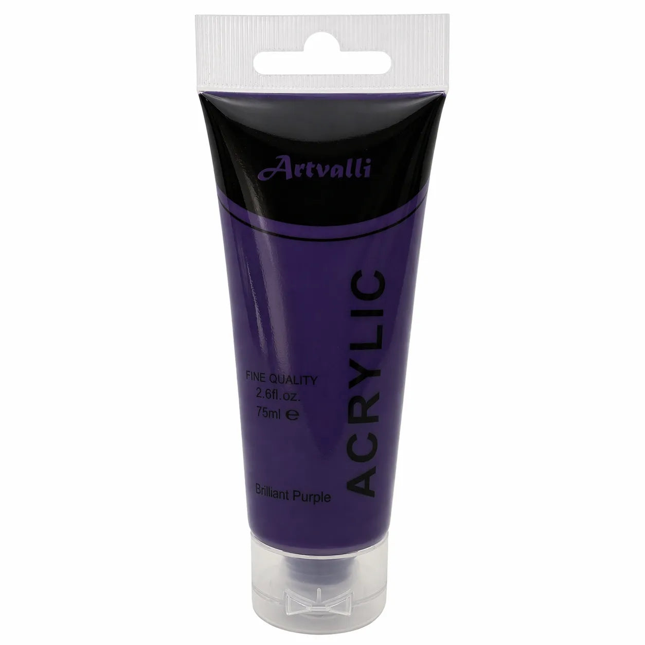 Premium Water Based Acrylic Paint 75ml Tube - Brilliant Purple
