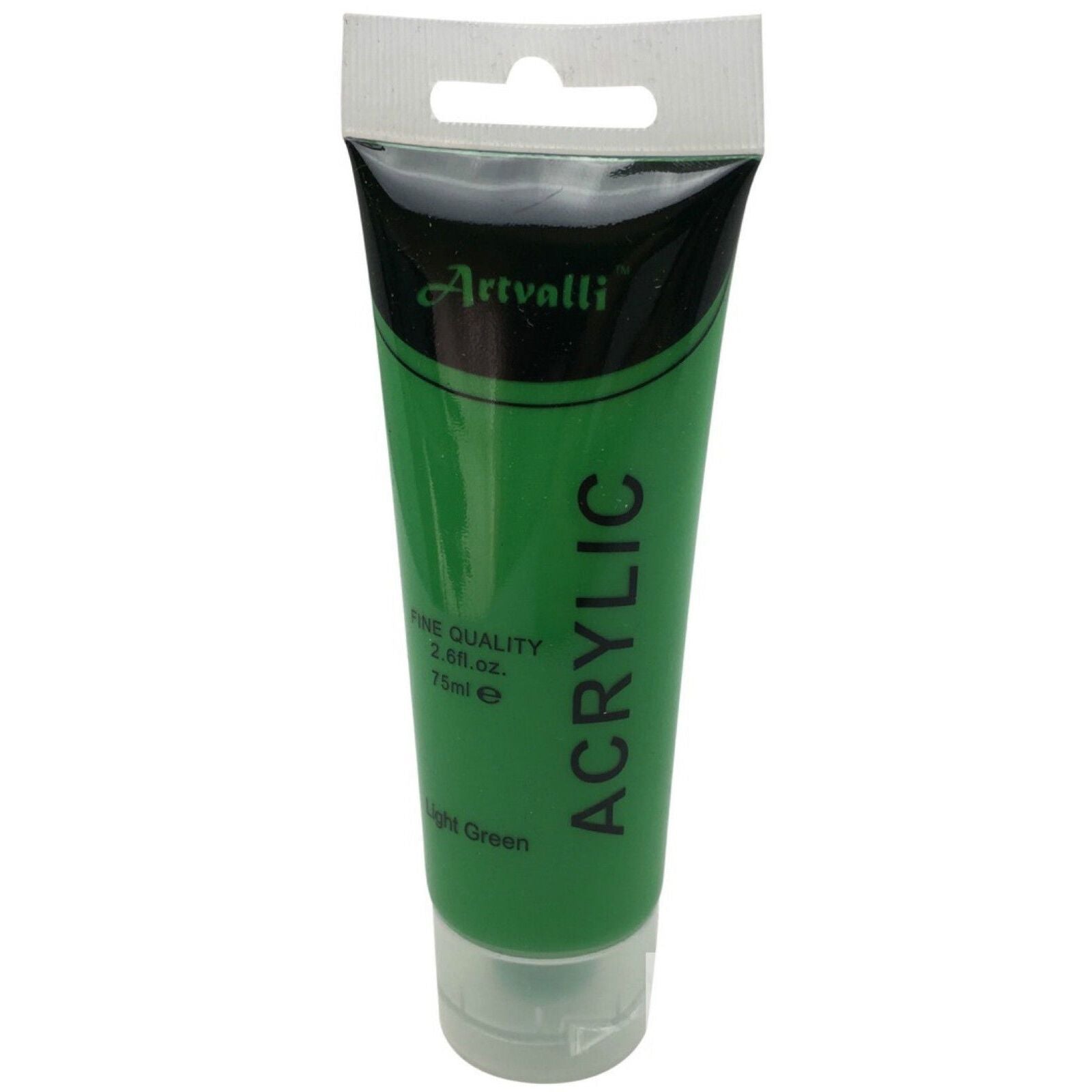 Premium Water Based Acrylic Paint 75ml Tube - Light Green