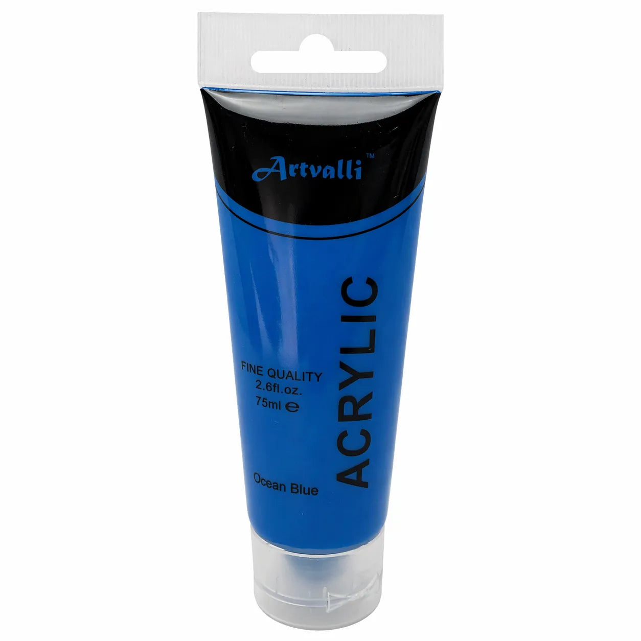 Premium Water Based Acrylic Paint 75ml Tube - Ocean Blue