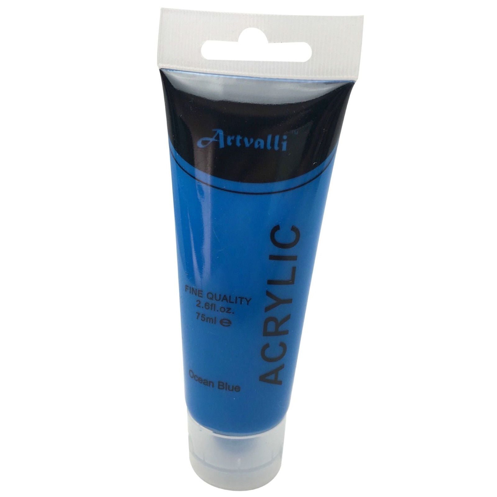 Premium Water Based Acrylic Paint 75ml Tube - Ocean Blue