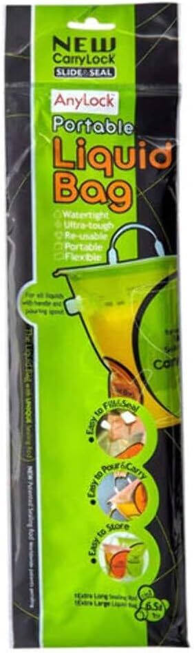 Premium AnyLock CarryLock Portable Liquid Bag - 6.5L