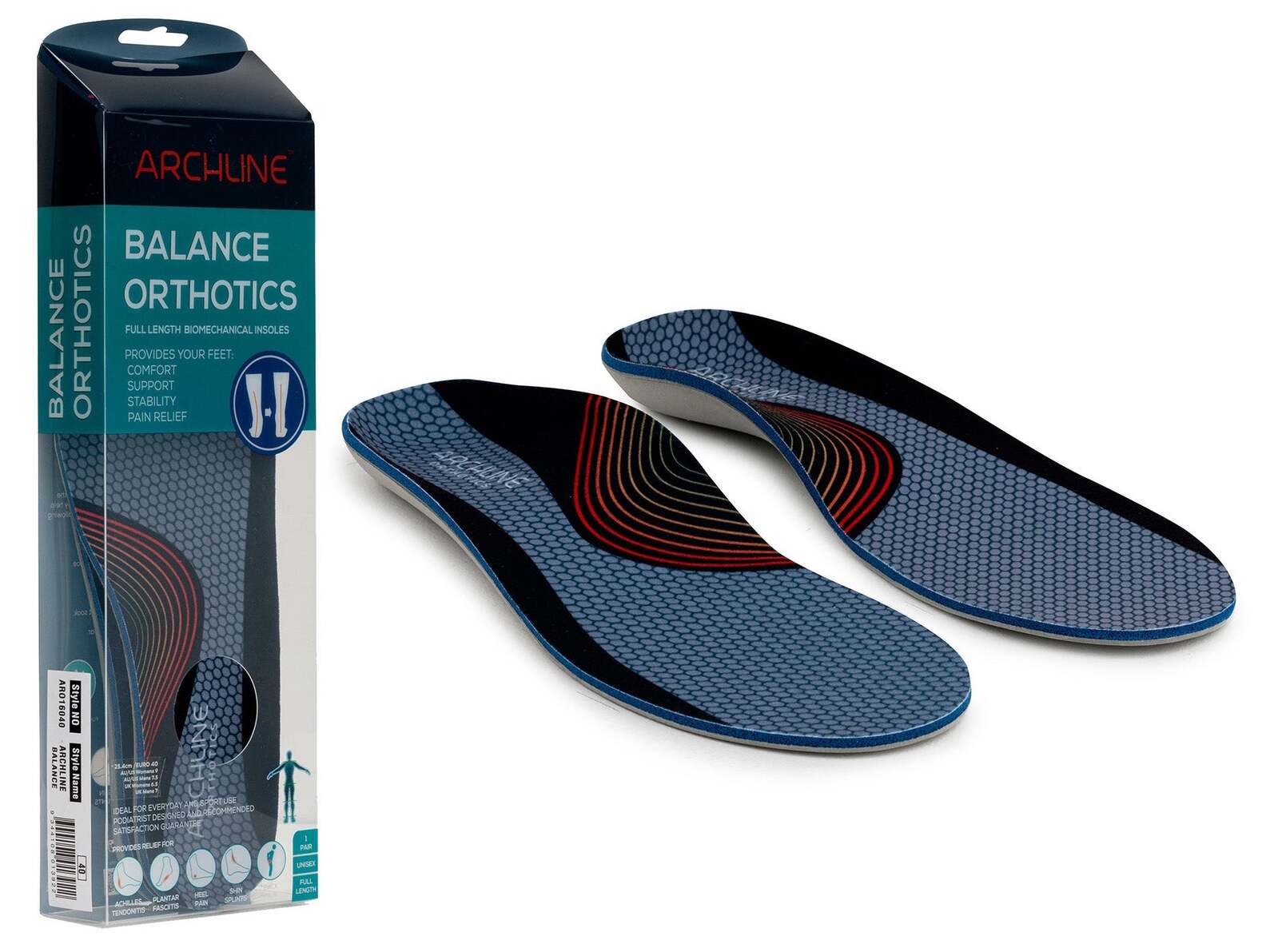 ARCHLINE Orthotics Insoles - Full Length Arch Support, Pain Relief - EUR 47 - SuperSaverAU - view 2