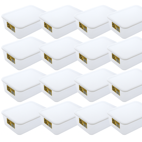 Premium 5L Food Storage Containers with Lids – 16 Pack Made in Australia