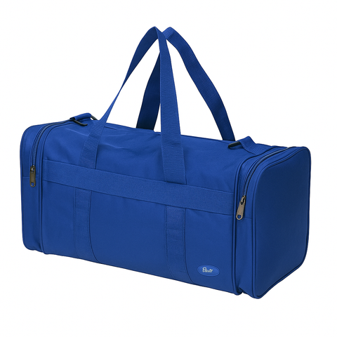 Premium Royal Blue 28L Foldable Travel Duffel Bag for Gym and Sports