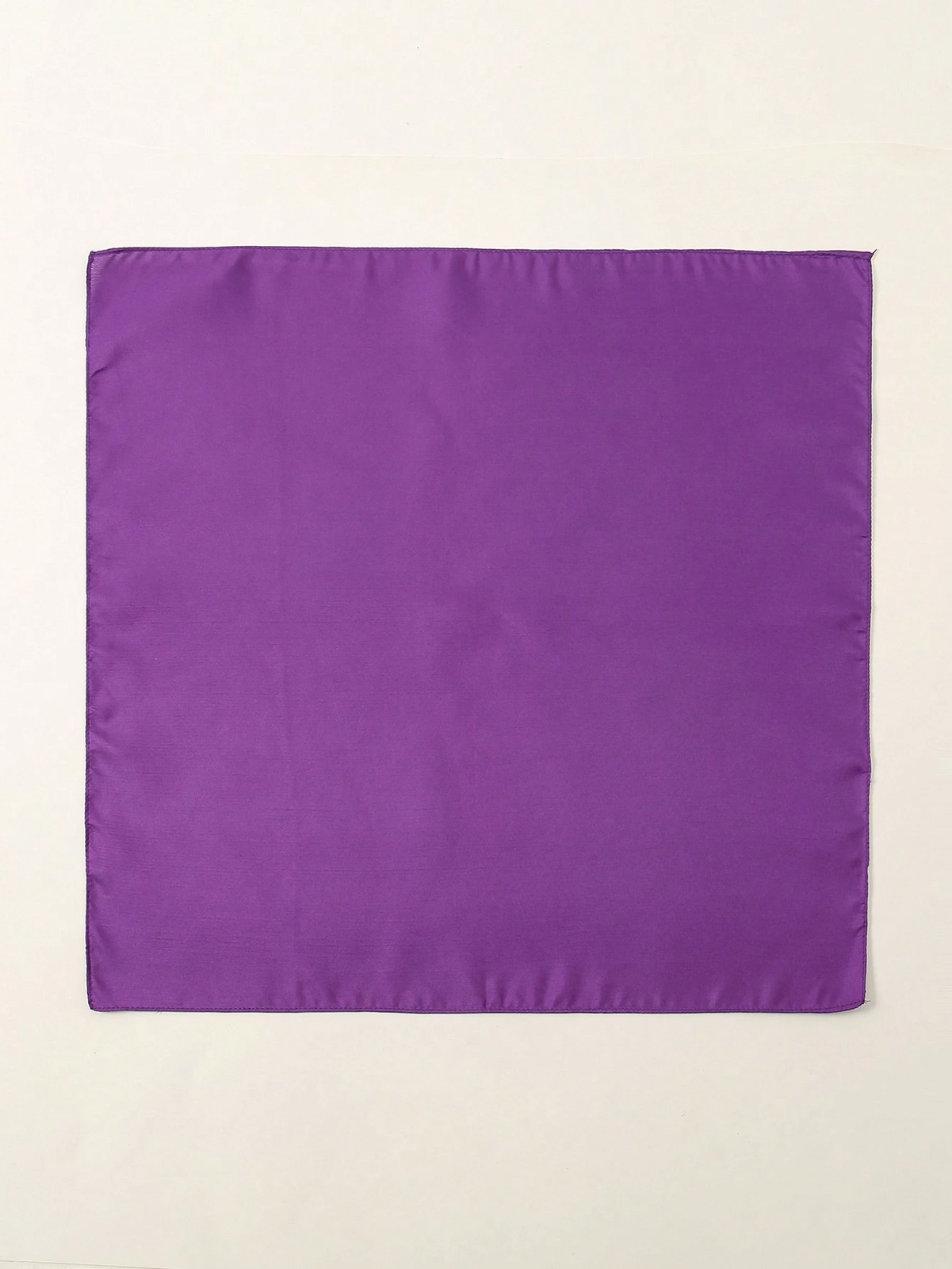 Premium Plain Cotton Bandana - Purple, 54 x 54cm