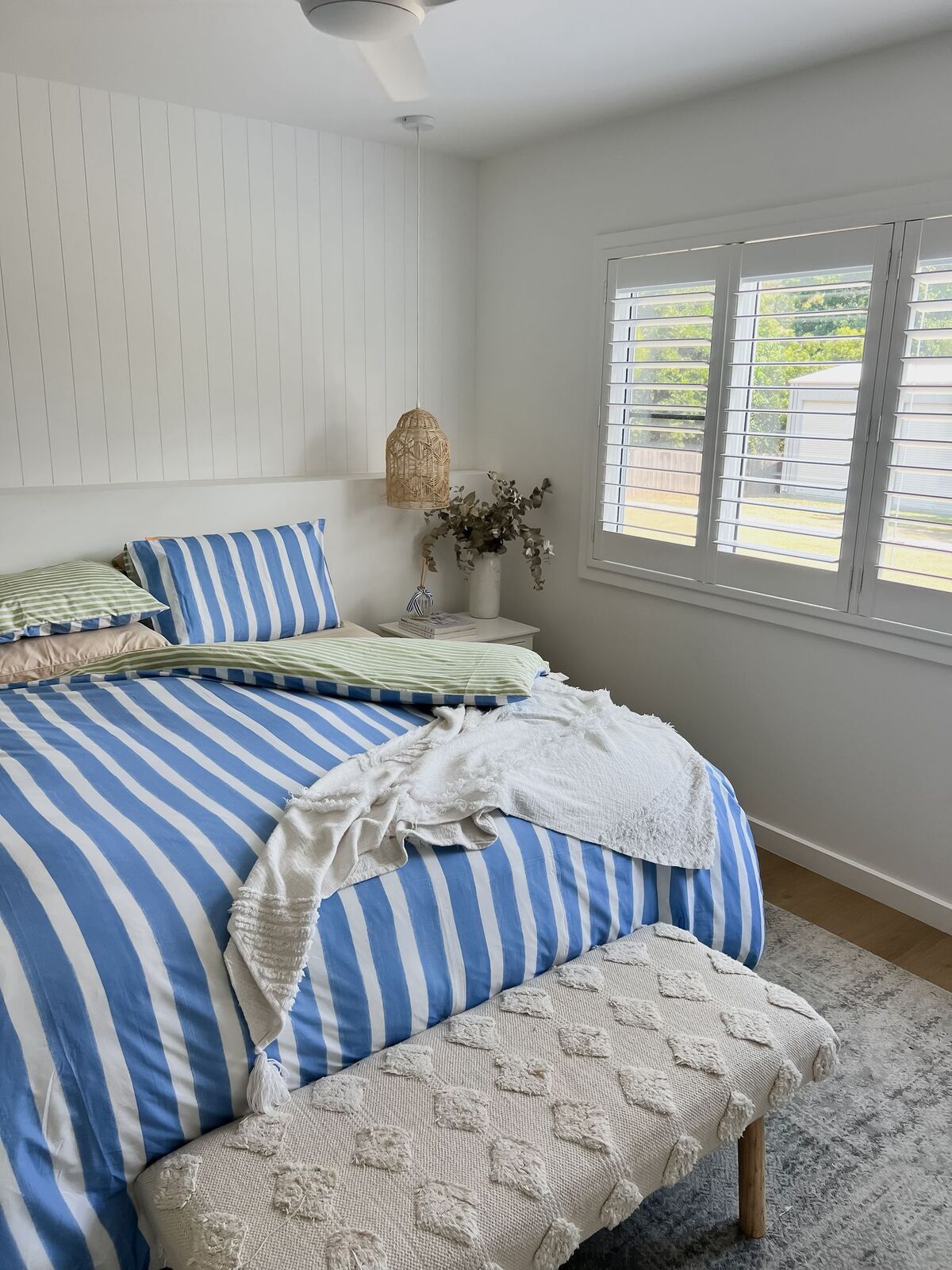 Premium Harmony Cotton Reversible Stripe Quilt Cover Set – Super King