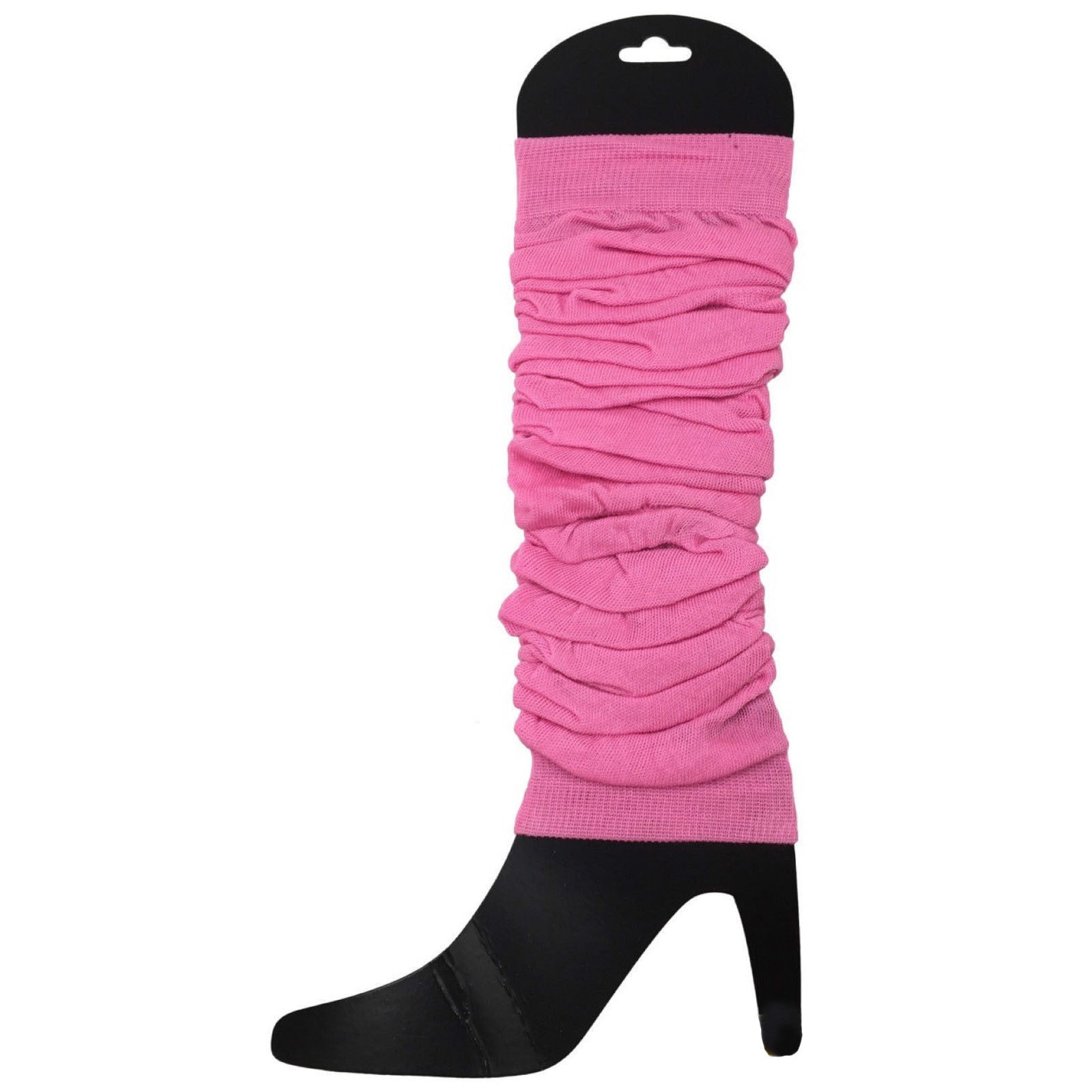 Premium 12 Pack Light Pink Knitted 80s Party Leg Warmers