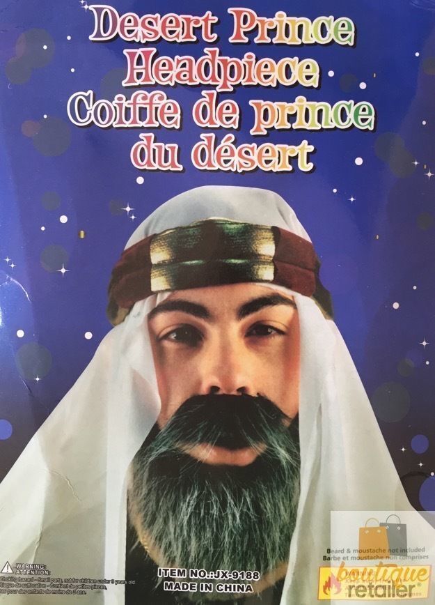Premium Arabian Desert Prince Costume Hat