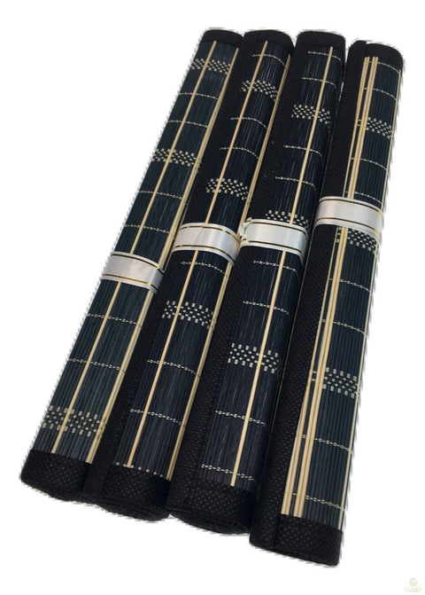 Set of 4 Eco-Friendly Bamboo Placemats 45x30cm - Lightweight & Easy to Clean - SuperSaverAU - view 1