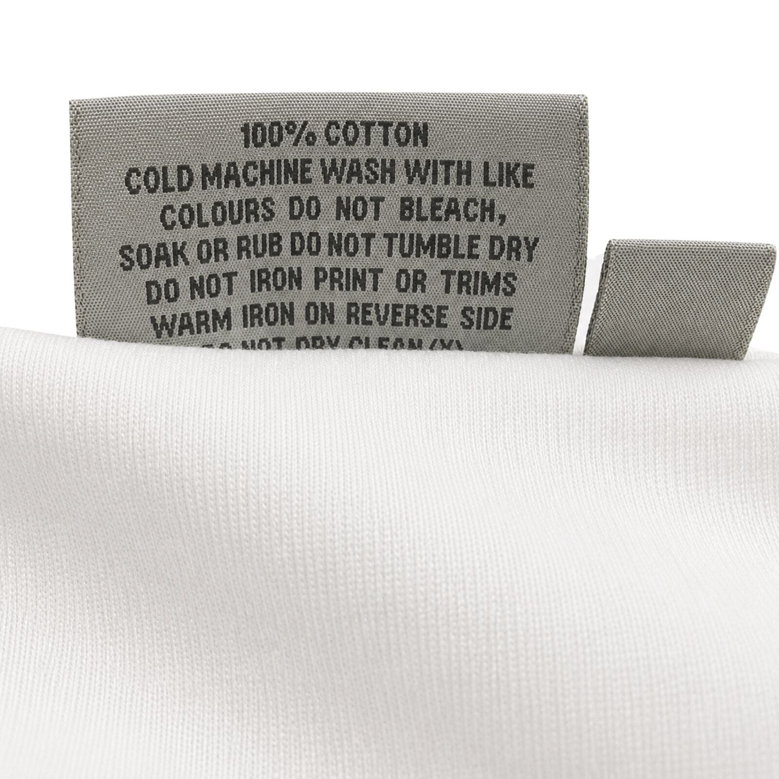 Premium Men's White 100% Cotton Slim Fit Long Sleeve T-Shirt XL