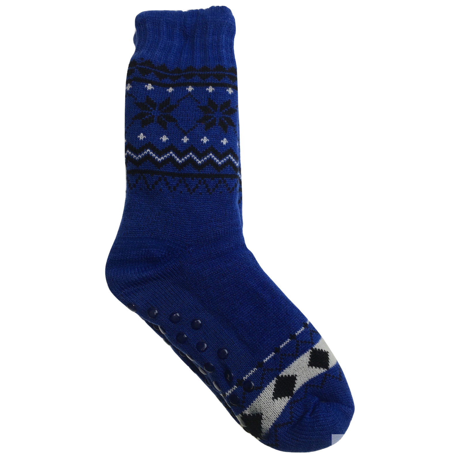 Premium 1 Pair Men's Non Slip Thick Fur Winter Bed Socks One Size