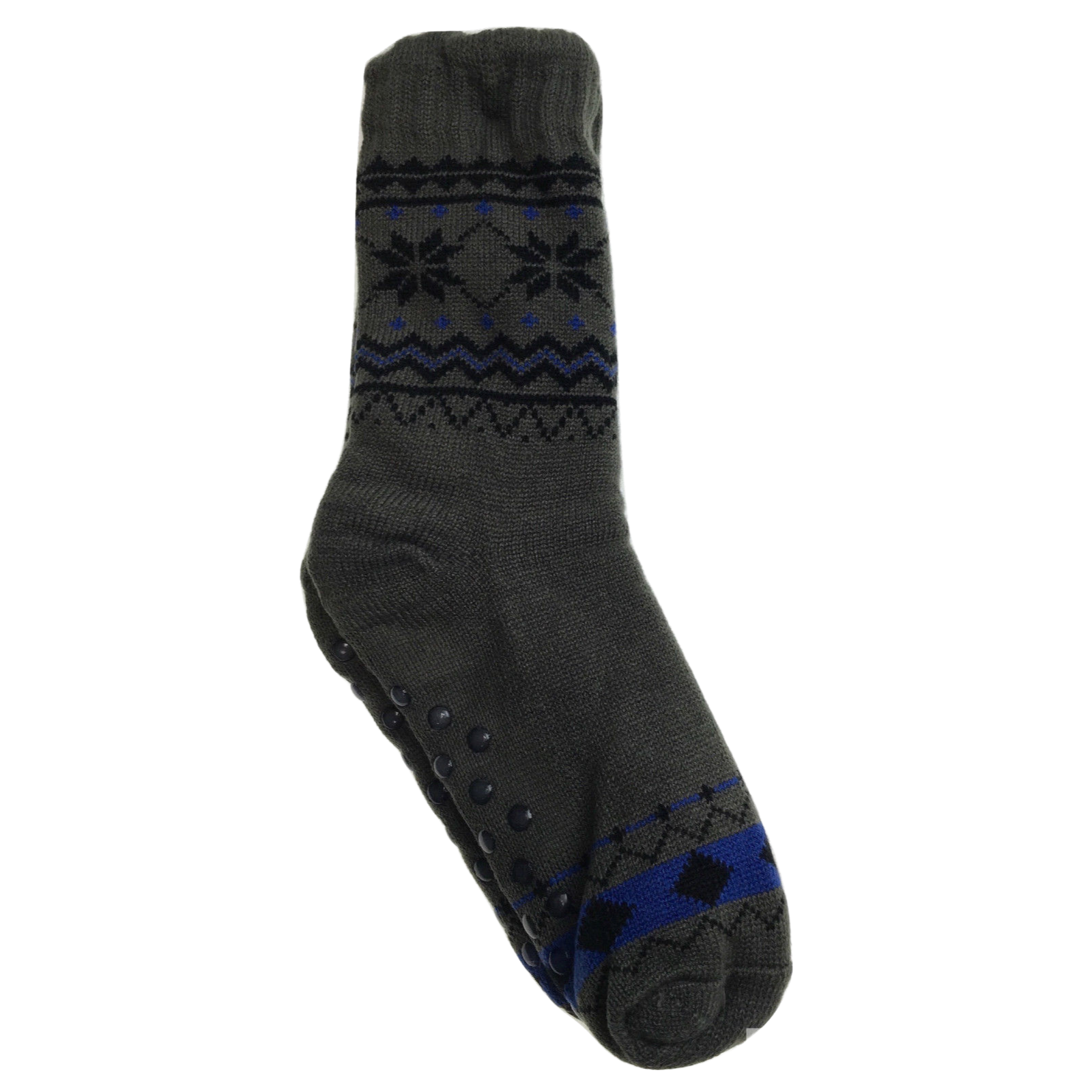 Premium 1 Pair Men's Non Slip Thick Fur Winter Bed Socks One Size