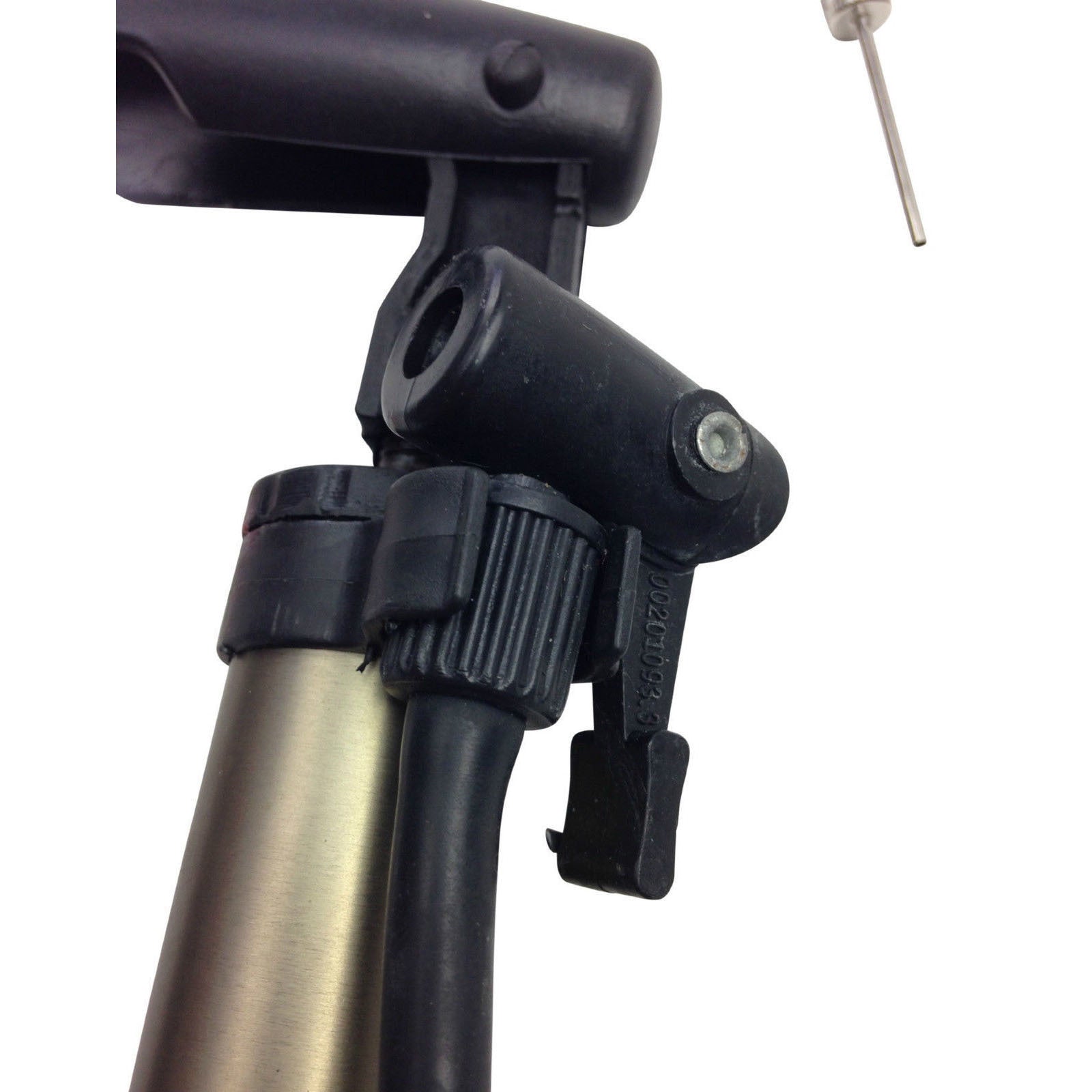 MINI BICYCLE AIR PUMP Bike Hand Ball Inflator Portable Cycling Tyre Aluminium - SuperSaverAU - view 6