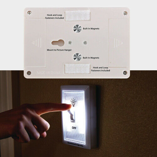 Brillar Wireless COB LED Light Switch with Magnetic Back - 200 Lumens