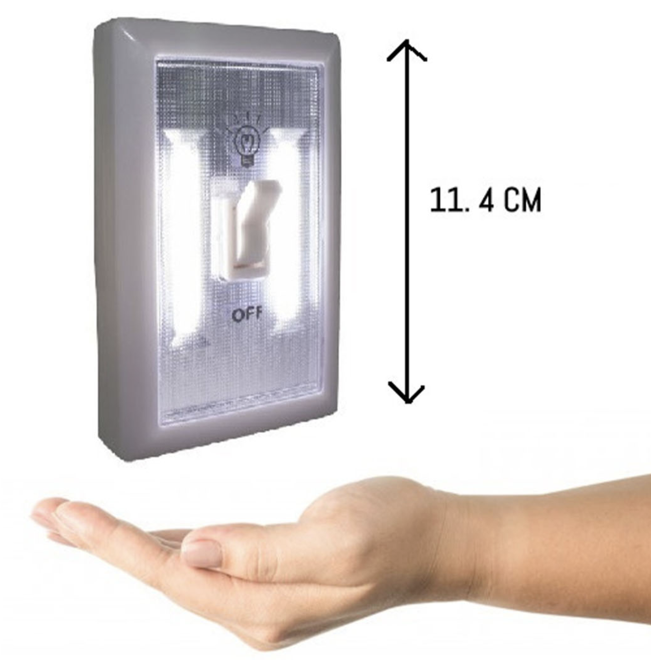Brillar Wireless COB LED Light Switch with Magnetic Back - 200 Lumens