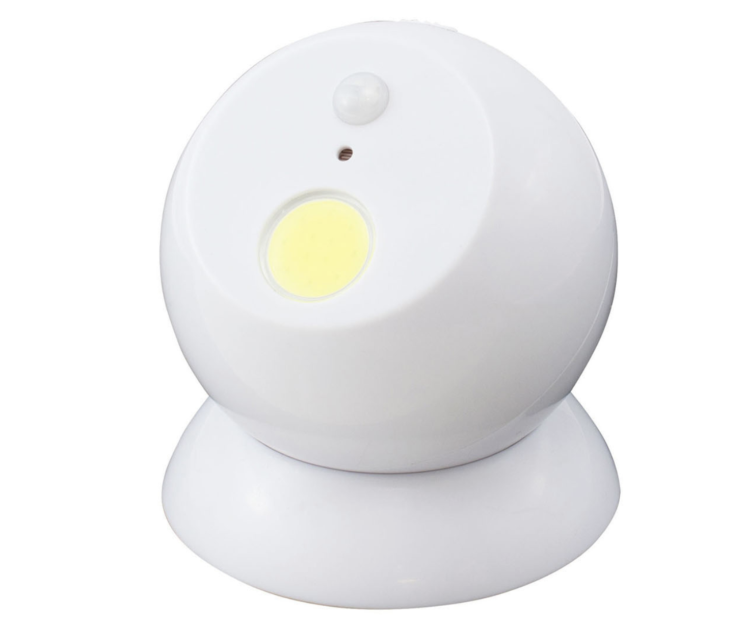 Brillar Motion Activated Swivel Ball Light with Magnetic Base - White