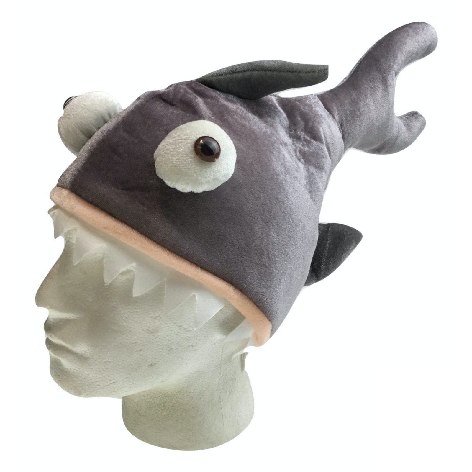 SHARK HAT Costume Accessory Fish Halloween Fancy Dress Up Party Cap Headgear - SuperSaverAU - view 5