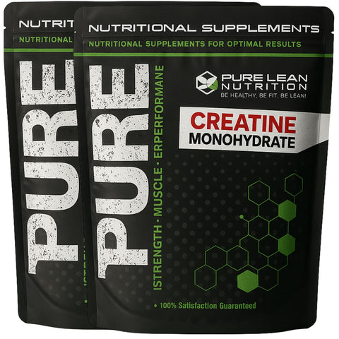 PURE Lean Nutrition Creatine Monohydrate 2KG - HPLC Tested Muscle Growth Supplement - SuperSaverAU - view 1