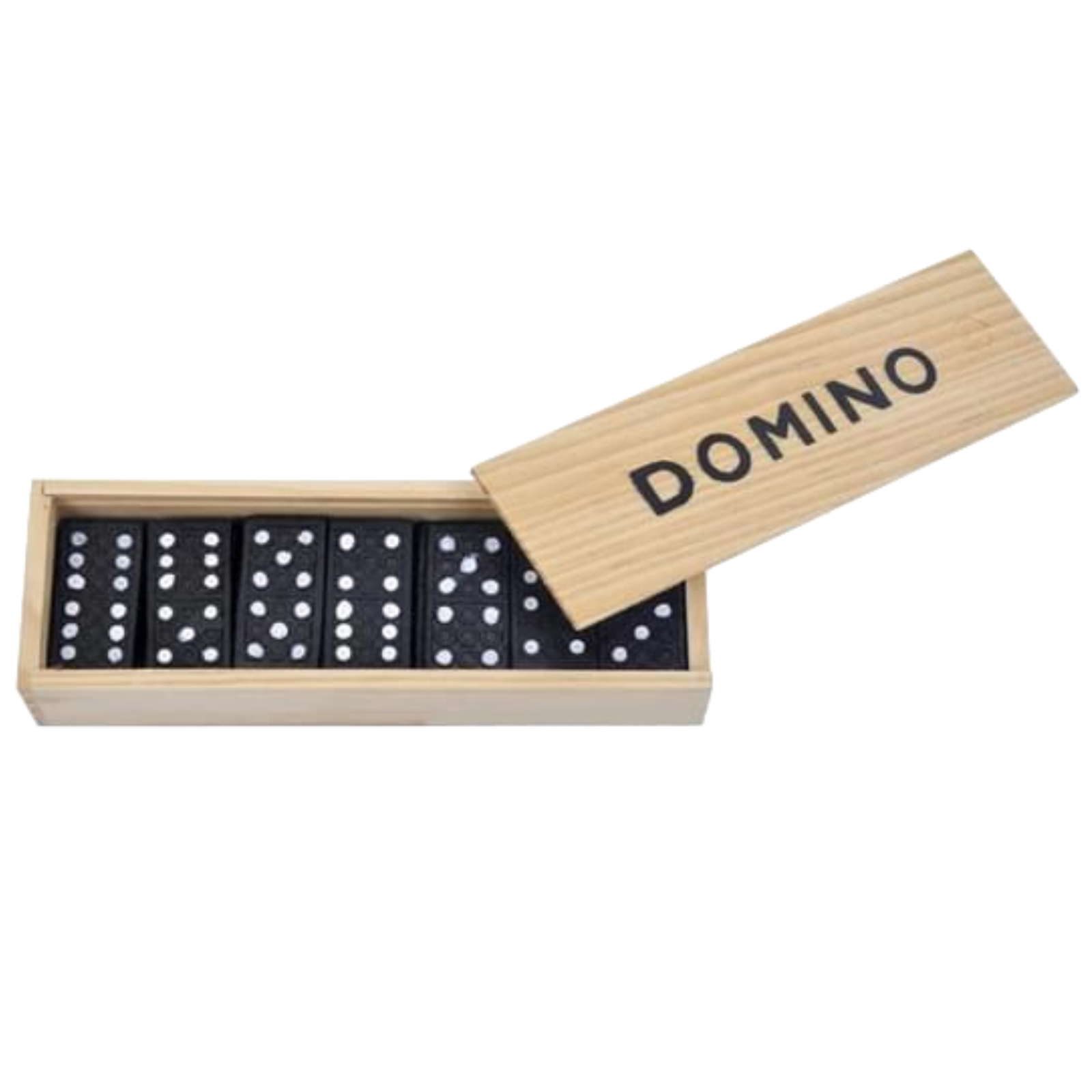 Kicko Wooden Dominoes Set 28 Pieces - Traditional Toy for Kids & Family - SuperSaverAU - view 6