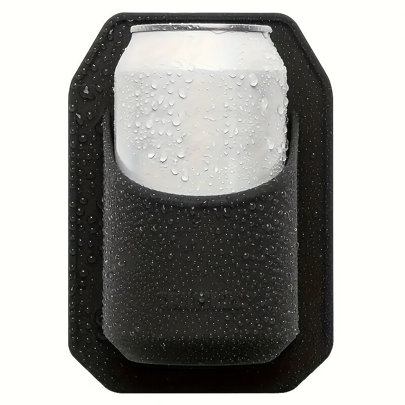 Premium Silicone Shower Beverage Can Holder – Black