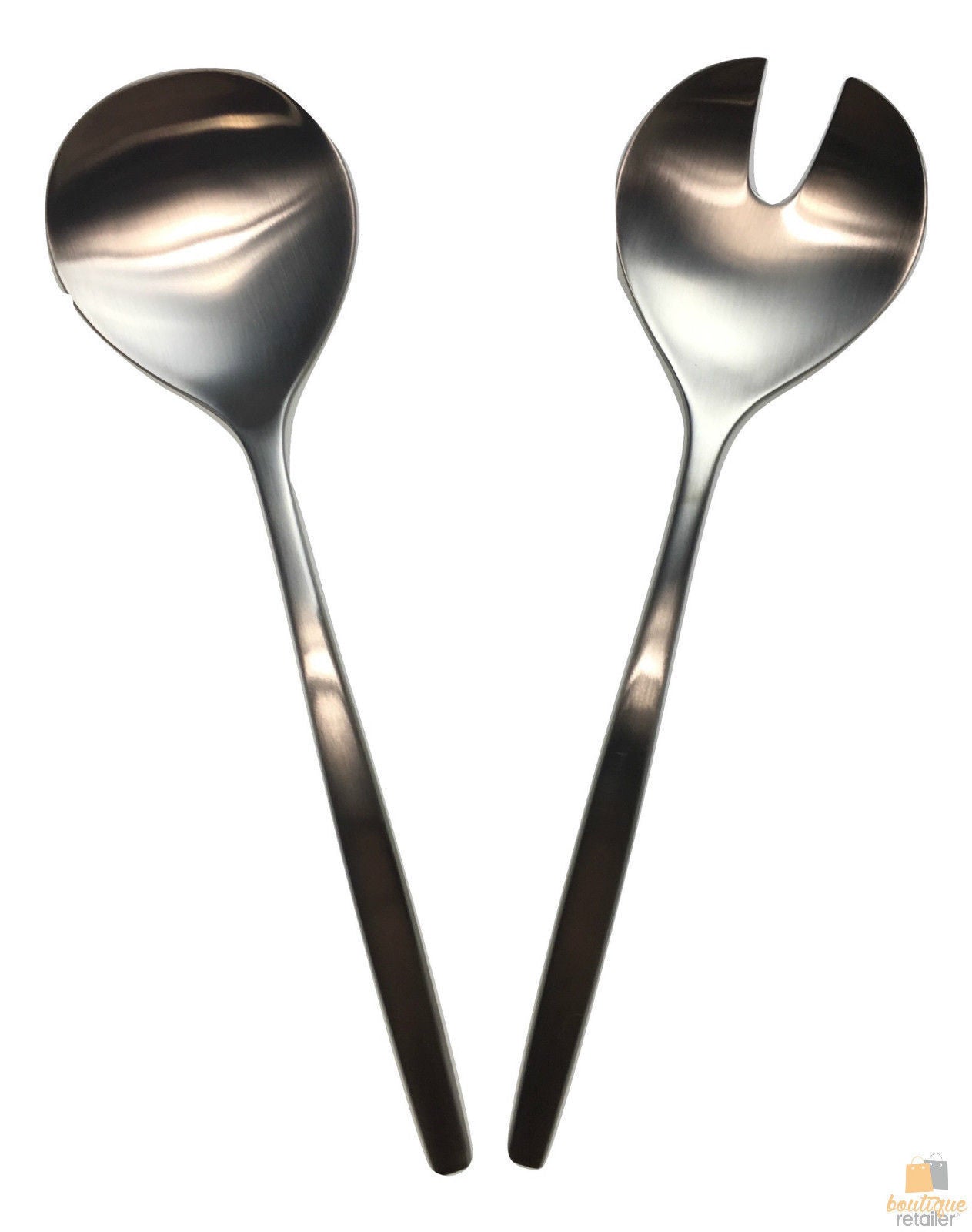 Premium GROSVENOR Chill 2 Salad Servers - 18/10 Stainless Steel