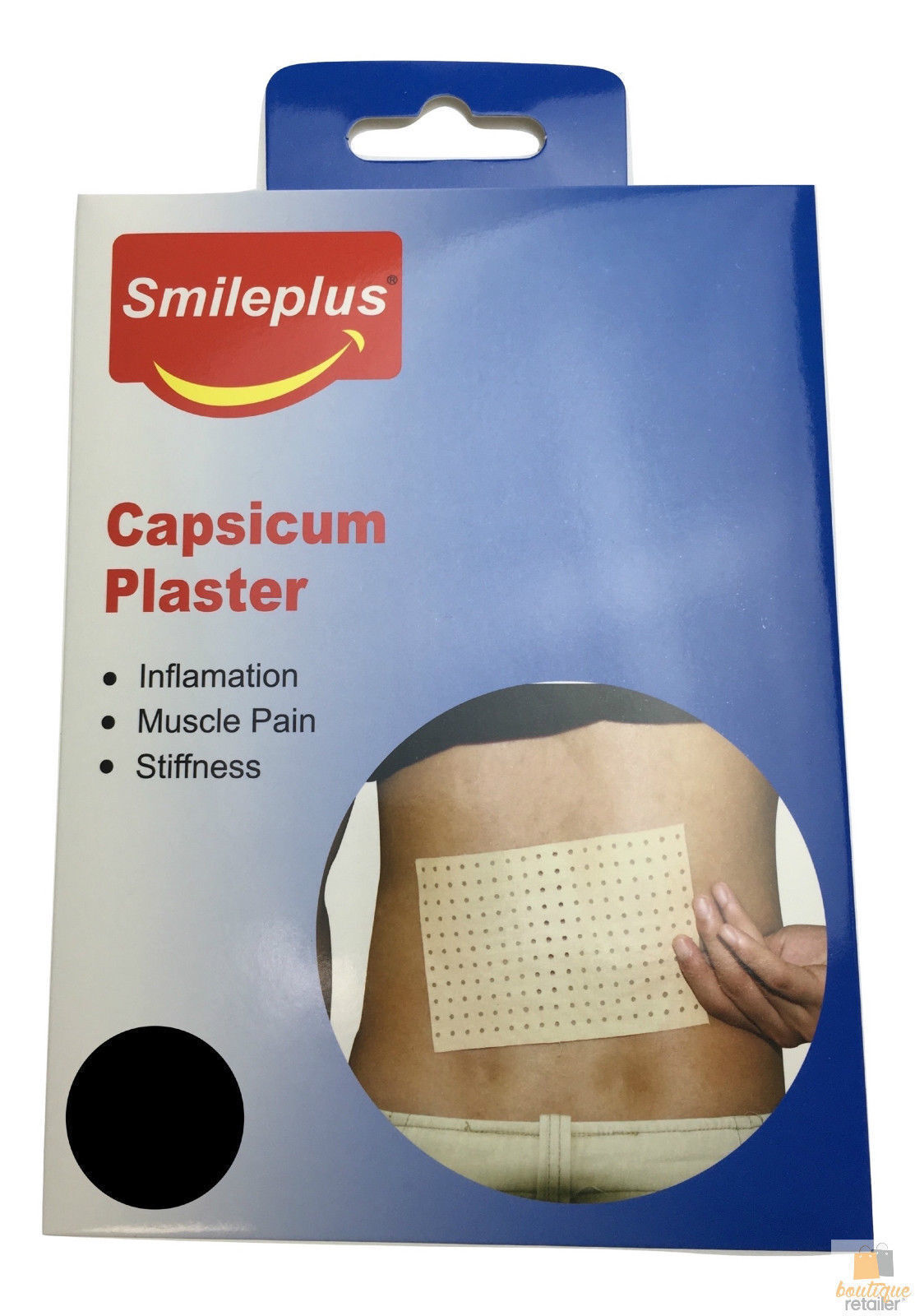 Premium Capsicum Herbal Plaster Patches 18x12cm 6 Pack Cut-to-Size Comfort Pads