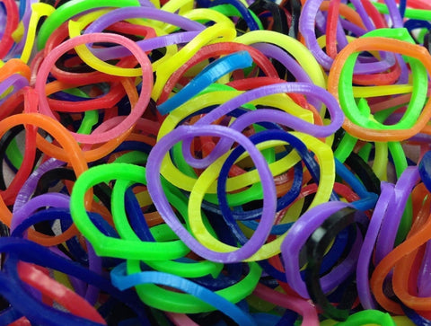4800 Loom Bands Rubber Refill Kit - 192 S Clips, 16 Hooks, Mixed Colours - SuperSaverAU - view 1