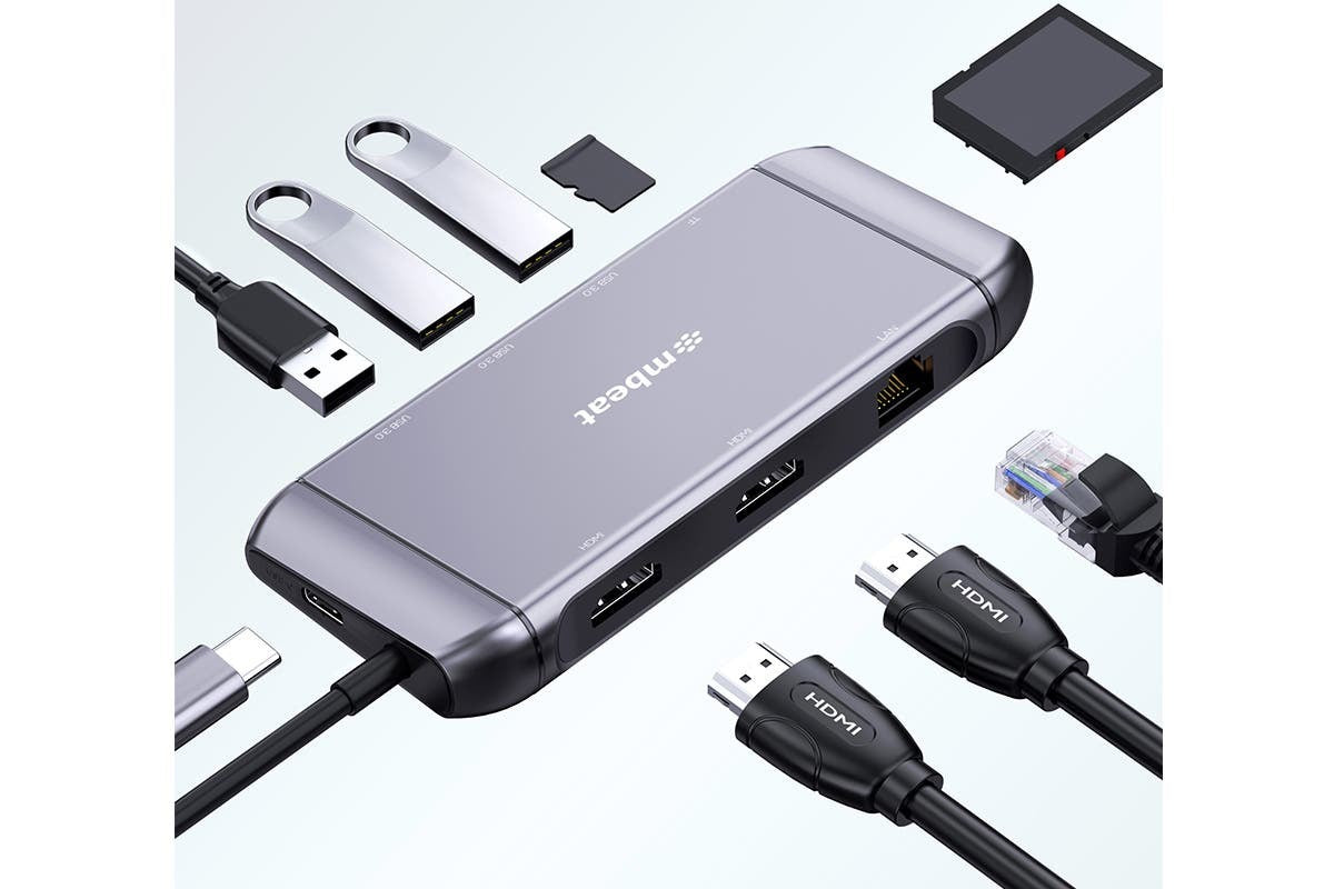 mBeat Elite X11 Dual HDMI MST 9-in-1 USB-C Docking Station