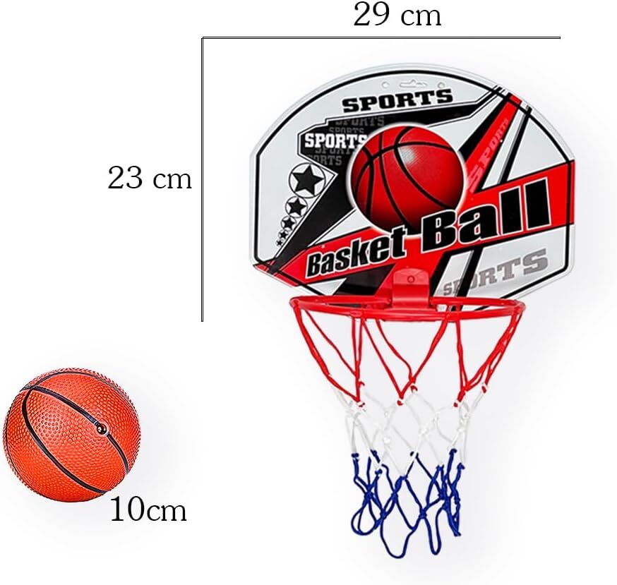 Premium Mini Basketball Hoop with Backboard, Net & Ball for Kids
