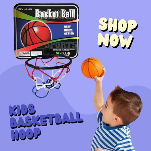 Premium Mini Basketball Hoop with Backboard, Net & Ball for Kids