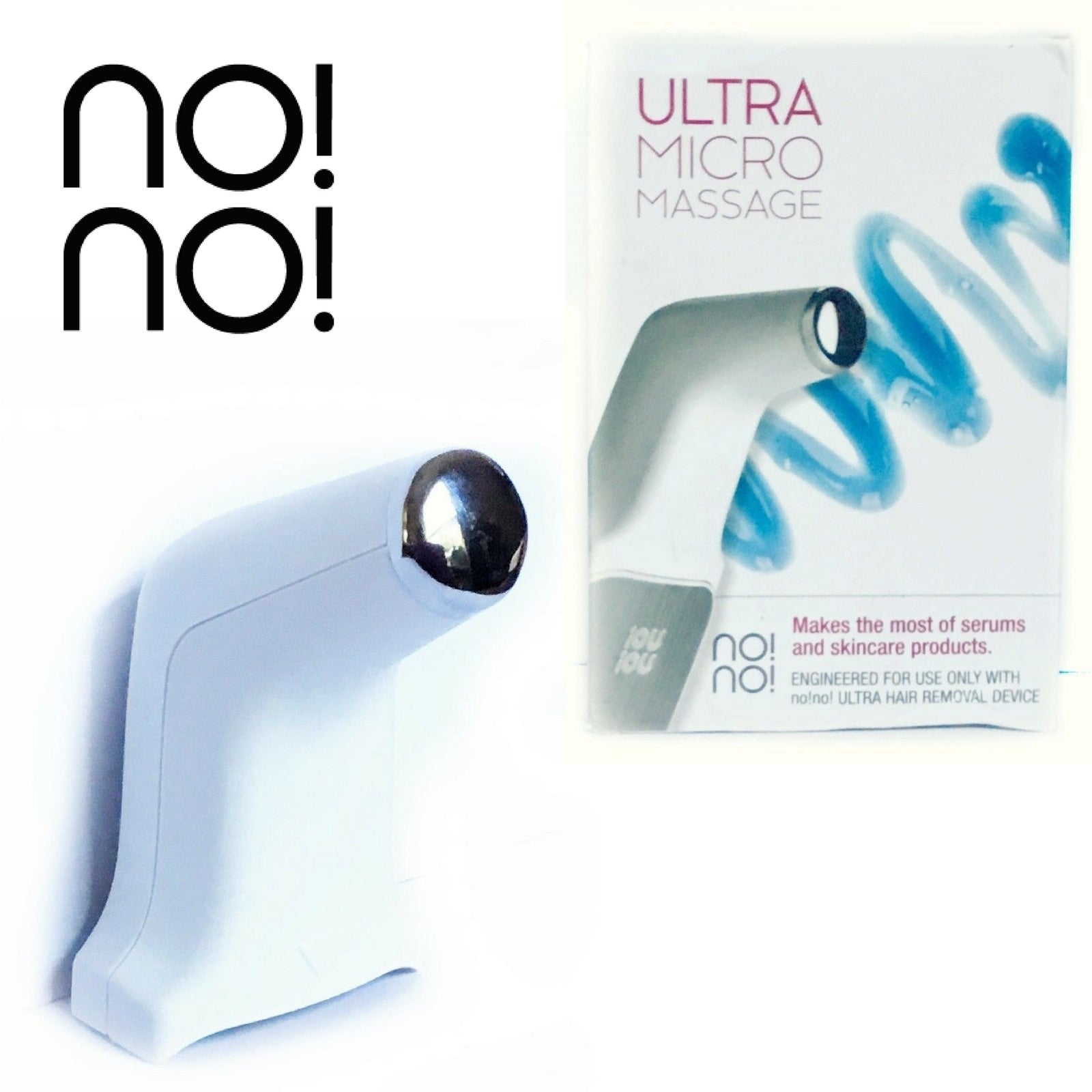 no!no! Ultra MicroMassage Beauty Tip Attachment for Cream and Serum Application