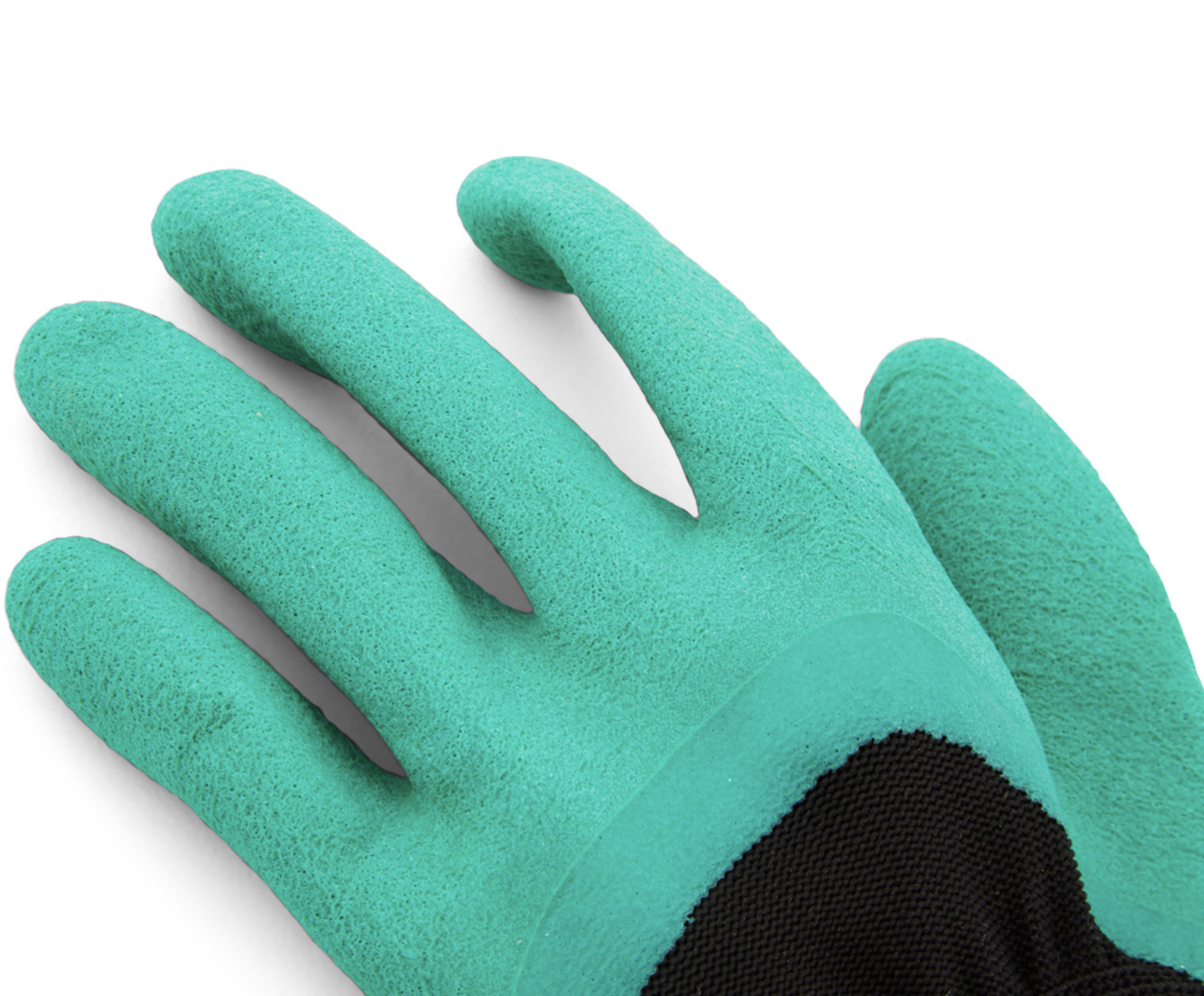 Garden Guru Waterproof Garden Gloves with Digging Claws - Green/Black