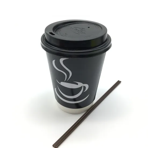 540x Disposable Coffee Cups with Lids 8oz Strong Takeaway Paper Take Away Bulk - SuperSaverAU - view 1