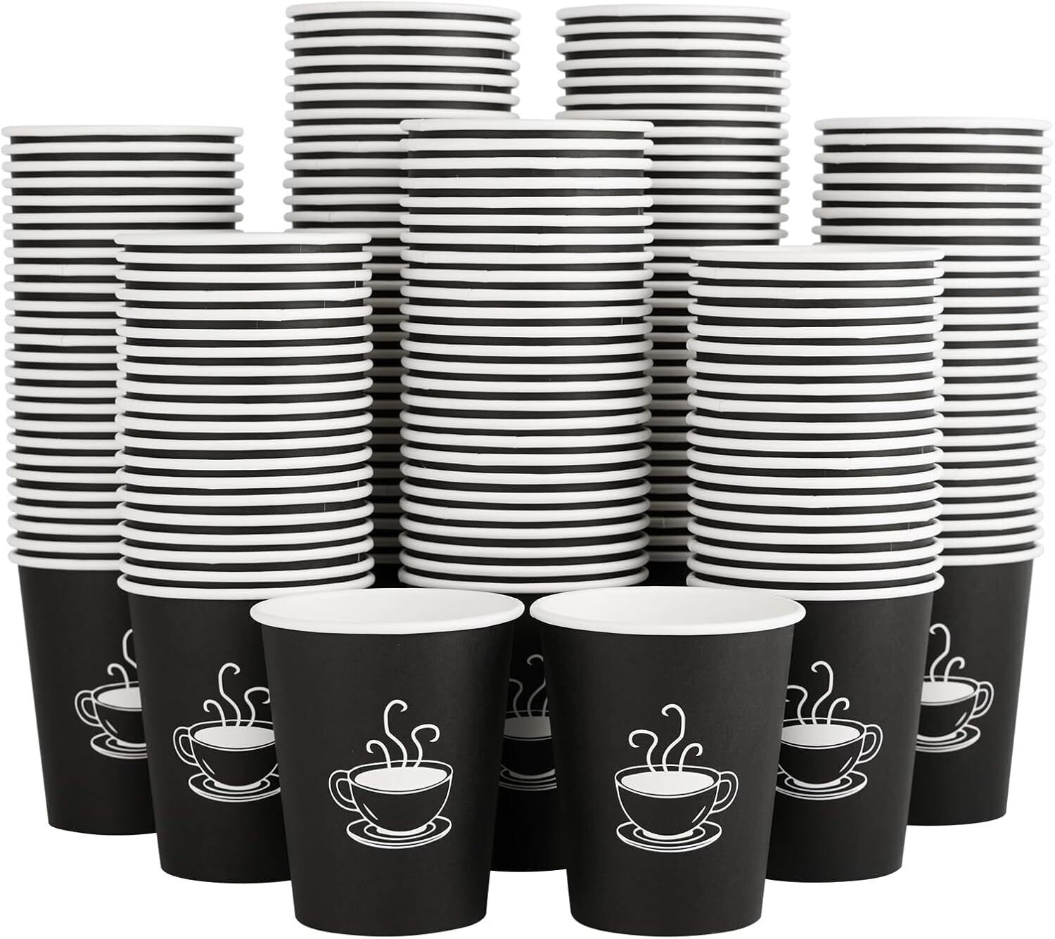 1000x Extra Large Disposable Coffee Cups 12oz Strong Takeaway Paper Take Away Bulk - SuperSaverAU - view 1