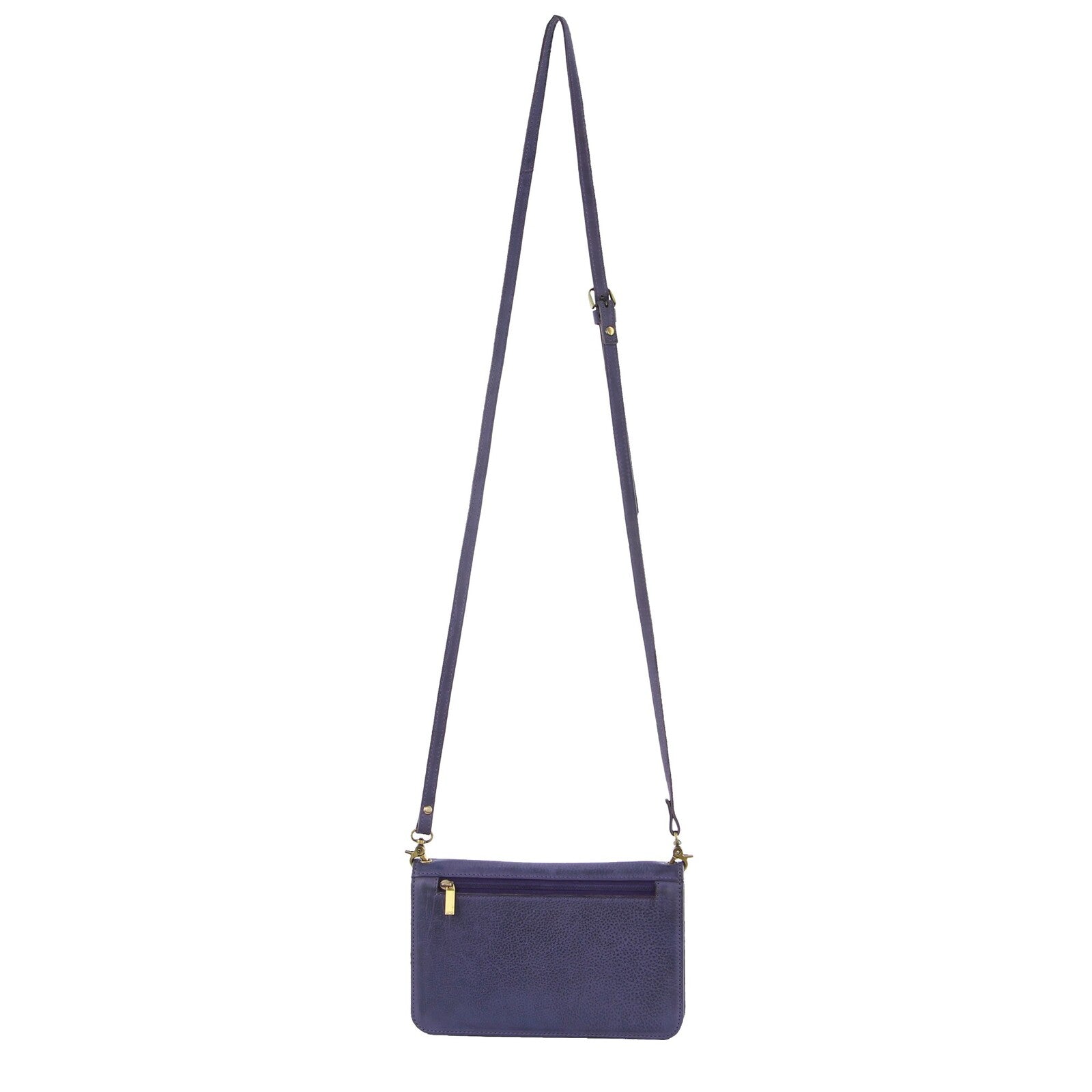 Pierre Cardin Women's RFID Leather Clutch Wallet - Purple